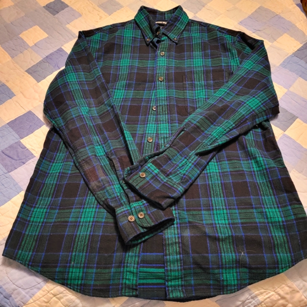 Lands' End Flannel Shirt (S)